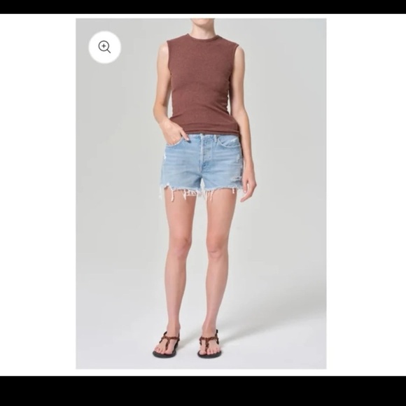 AGOLDE PARKER VINTAGE CUT OFF SHORT IN SWAPMEET size 29 - Picture 1 of 12
